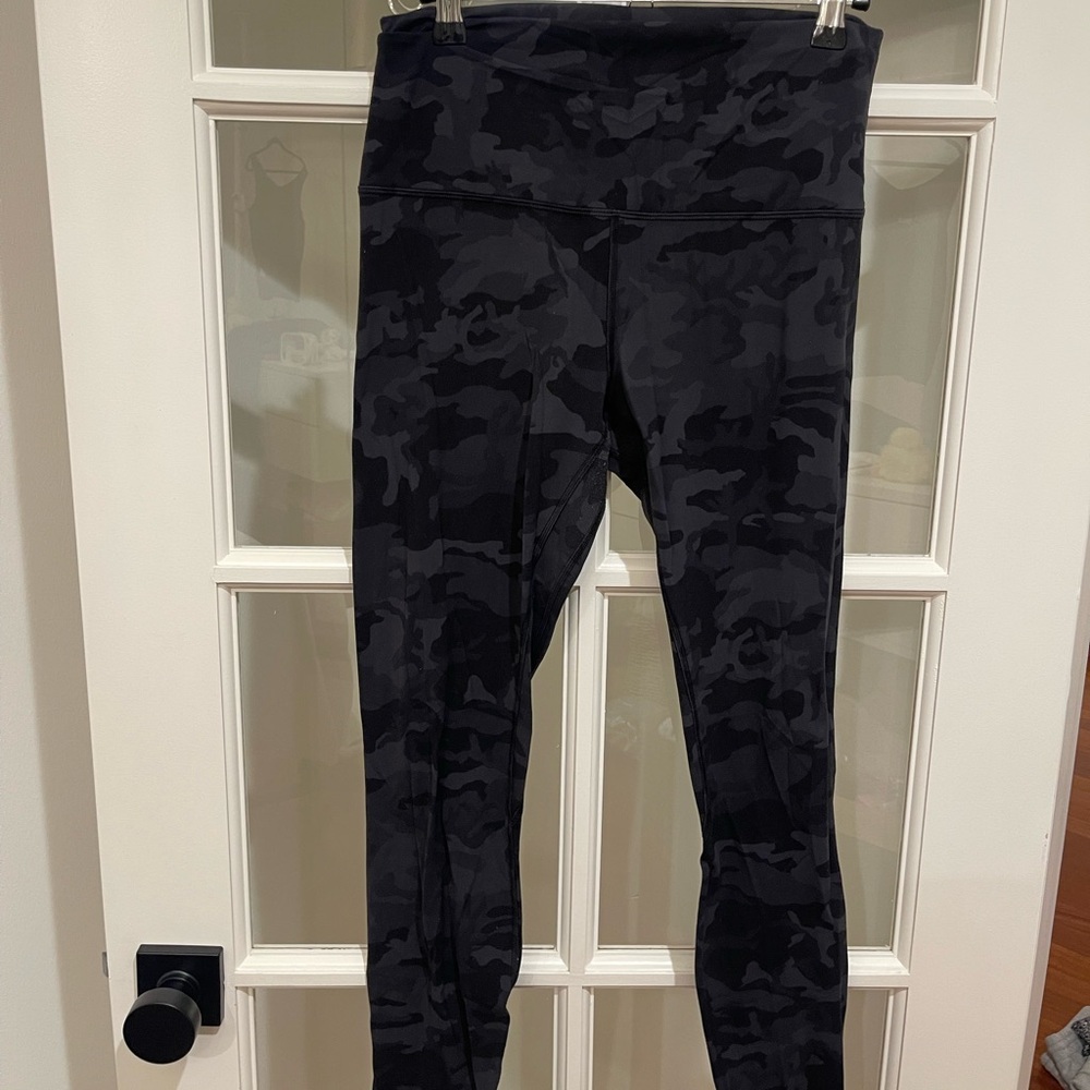 Lululemon Athletica Dark Camouflage Leggings